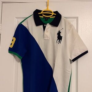 Polo by Ralph Lauren Kids Shirt - Blue, White, and Green